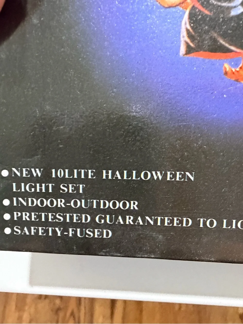 VTG 70-80’s Halloween 10 Ghost Light String Decorative